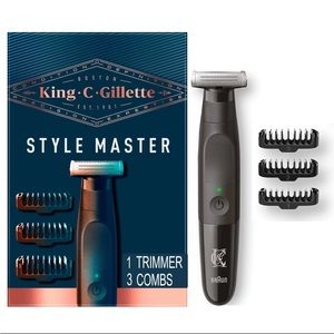 NWT Gillette Style Master Cordless Stubble Trimmer with 4D Blade